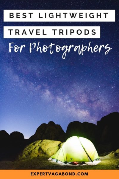 Best Lightweight Travel Tripods for photography. 